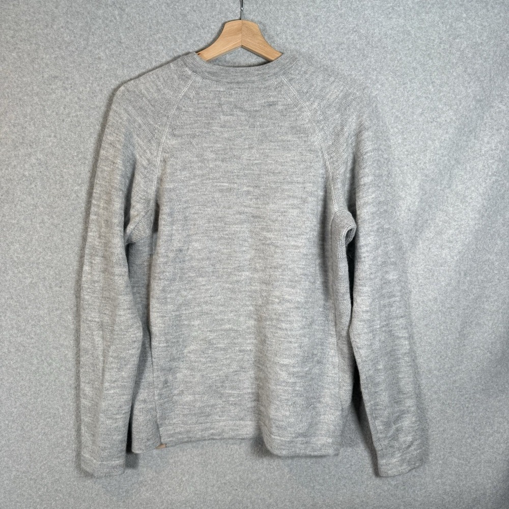PAKA The Original Crew Sweater Unisex Sz S Gray Royal Alpaca 65% - Picture 5 of 8